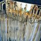 Hollywood Regency Style Glass & Brass Wall Lamp from Massive, Italy, 1980s