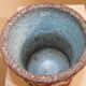 Vase with modernist/primitive art decoration - Accolay pottery