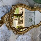 Golden baroque mirror