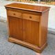 20th century solid oak satin wood sideboard