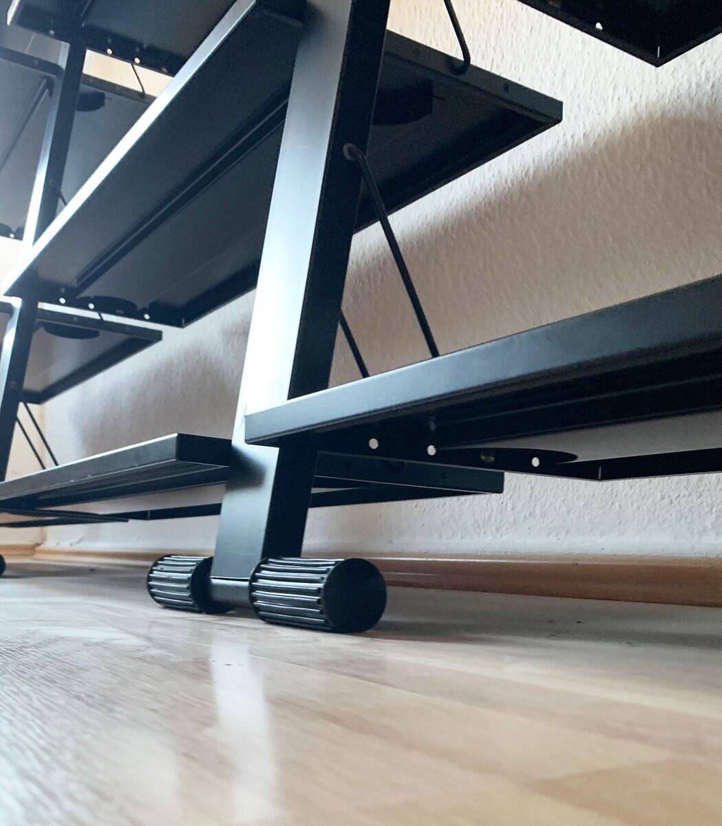 Postmodern Italian graffiti shelf by Rodney Kinsman for Bieffeplast