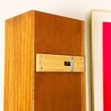 Mid-Century Modern Teak wall-mounted shelf by Walter Wirz for Wilhelm Renz, 150cm, 1960s