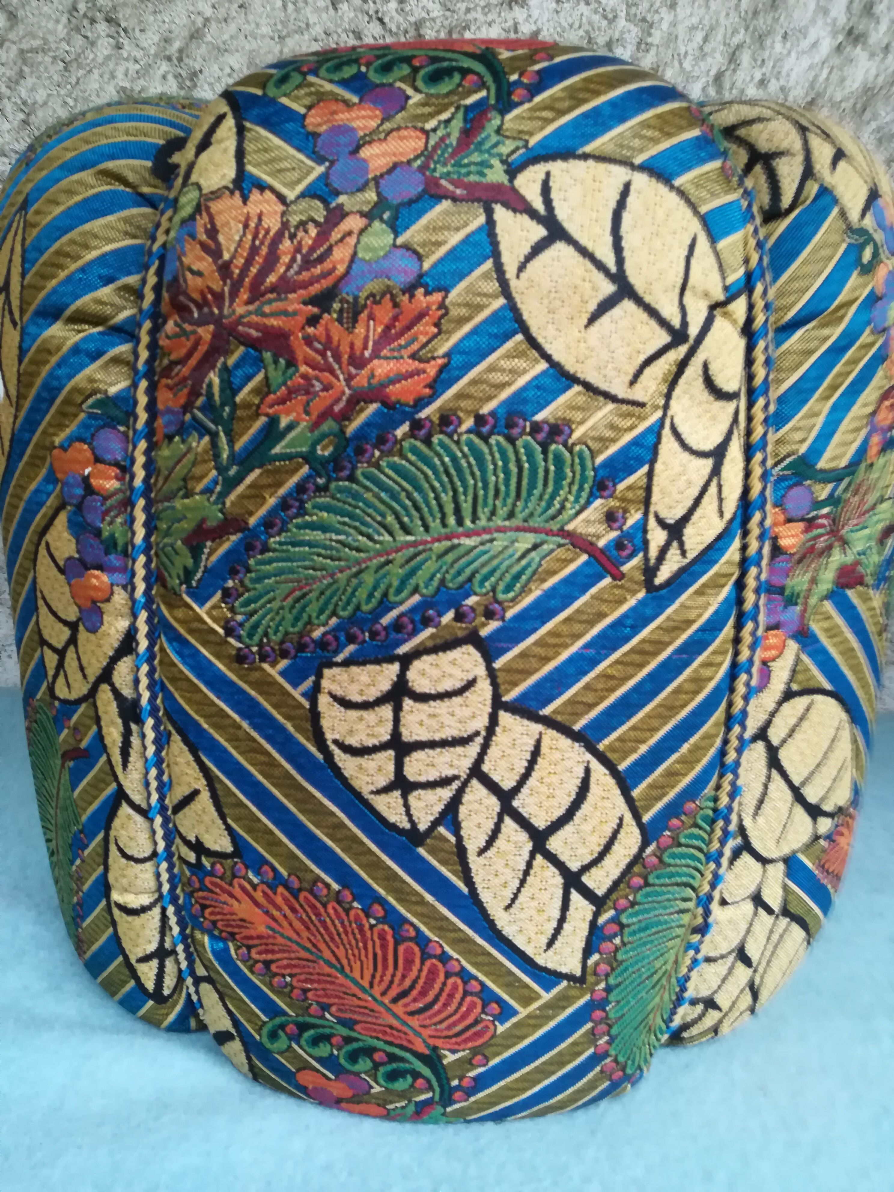 Art Deco pouf by Jindrich Halabala