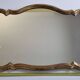 Miroir vintage en stuc et bois doré de style Louis XV, baroque, 78 cm