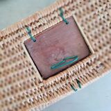 Besace de pêcheur ancienne - panier pêcheur