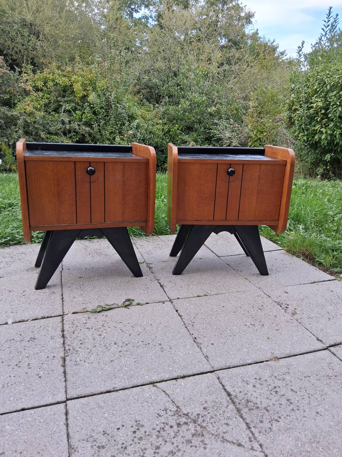 Vintage bedside table