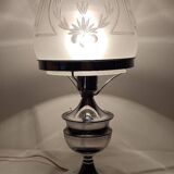 Lampe en table de cristal, Espagne, années 1960