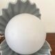 Vintage ceramic shell lamp
