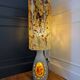Lampe Accolay de sol rare et monumentale 116cm.