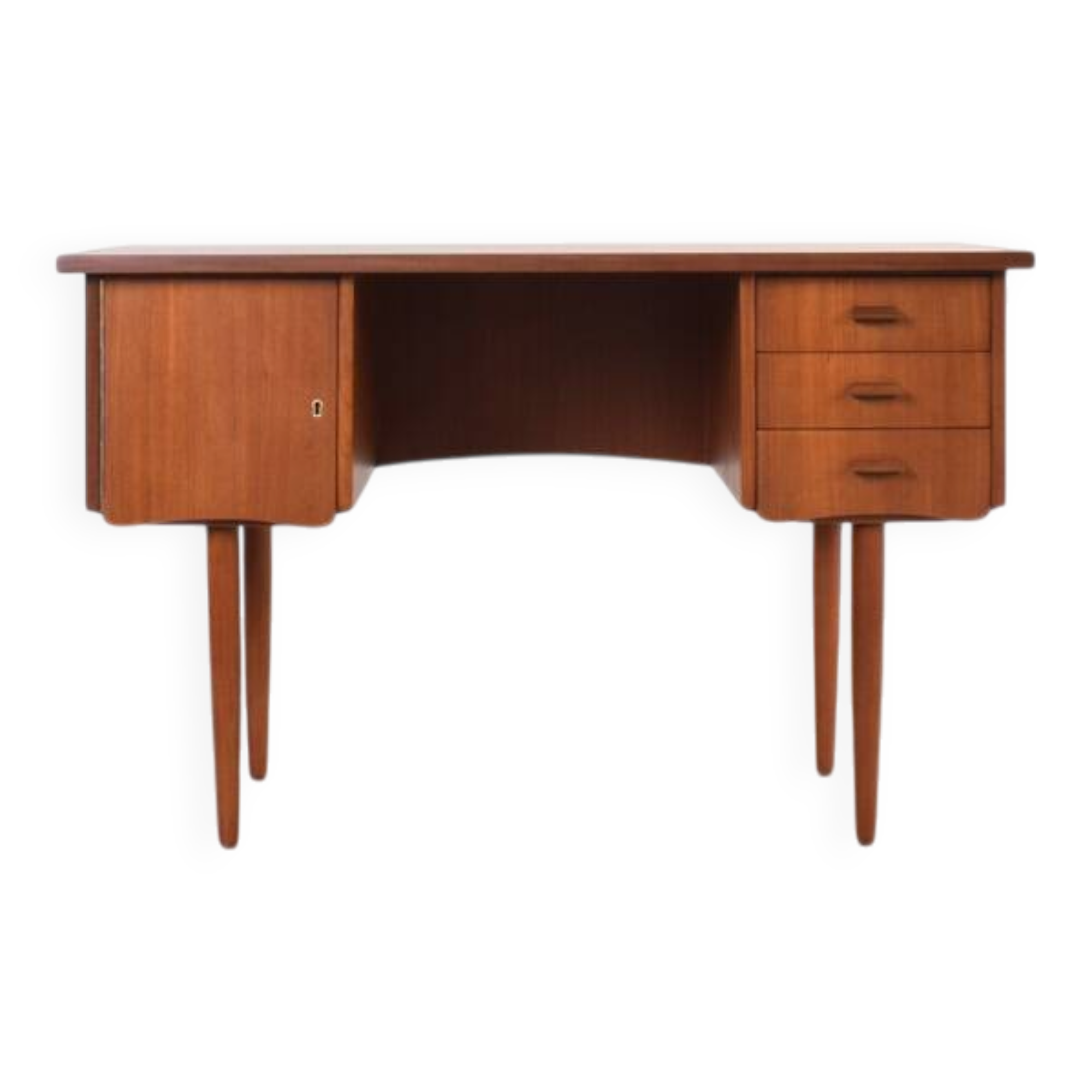 Mid-Century Danish Teak Desk, 1960s.