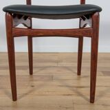 Chaises mid-century en palissandre, danemark, set de 4