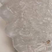 Crystal Glass Sputnik Wall Light by Peill & Putzler, Germany