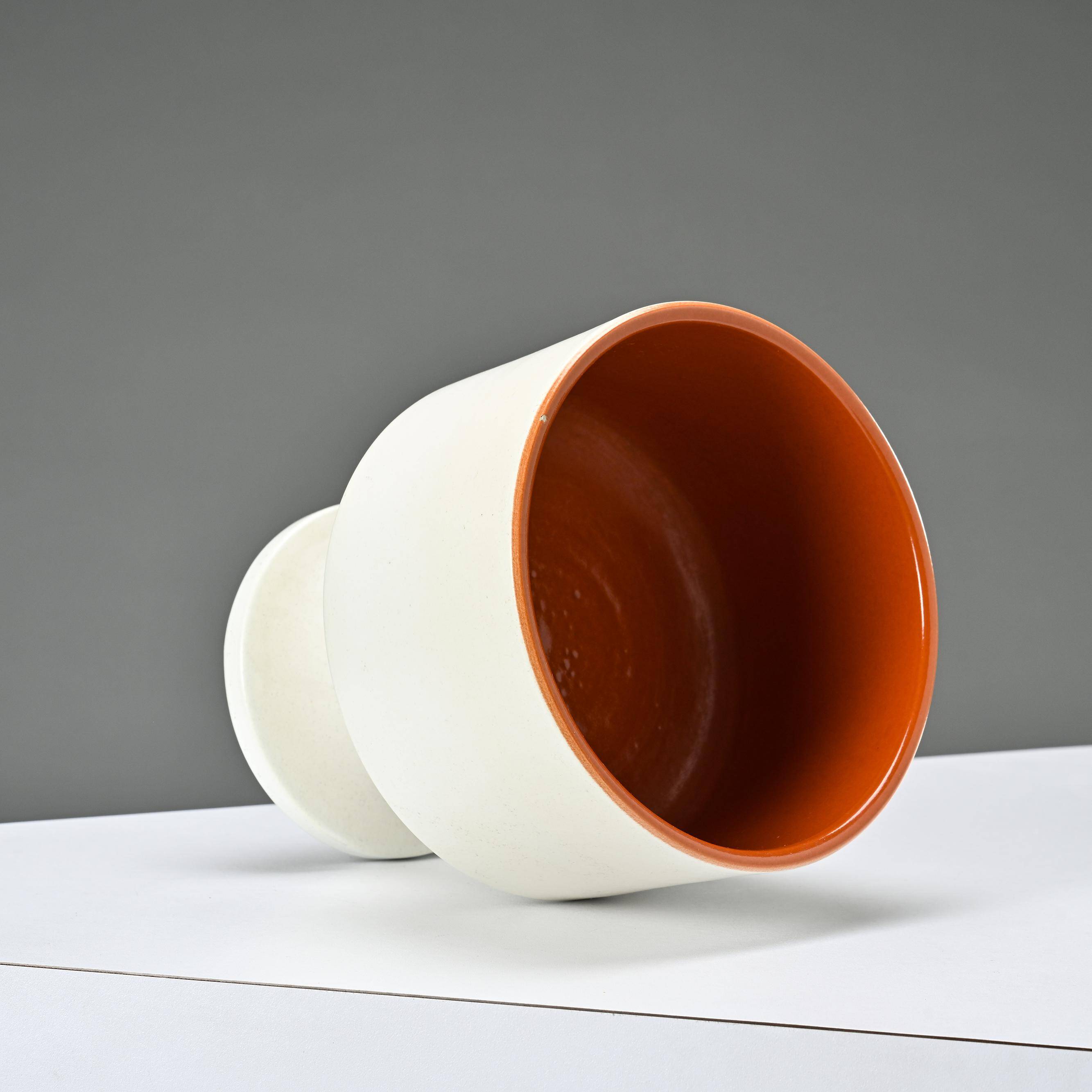 Cup on pedestal by Pol Chambost, circa 1970