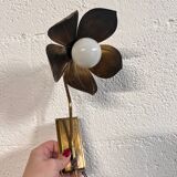 Applique fleur laiton
