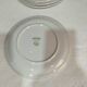 12 Oslo white porcelain dessert plates from Sarreguemines