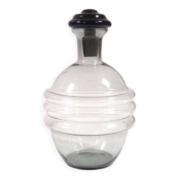 Carafe à liqueur verre fumé