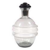 Smoked glass liqueur carafe