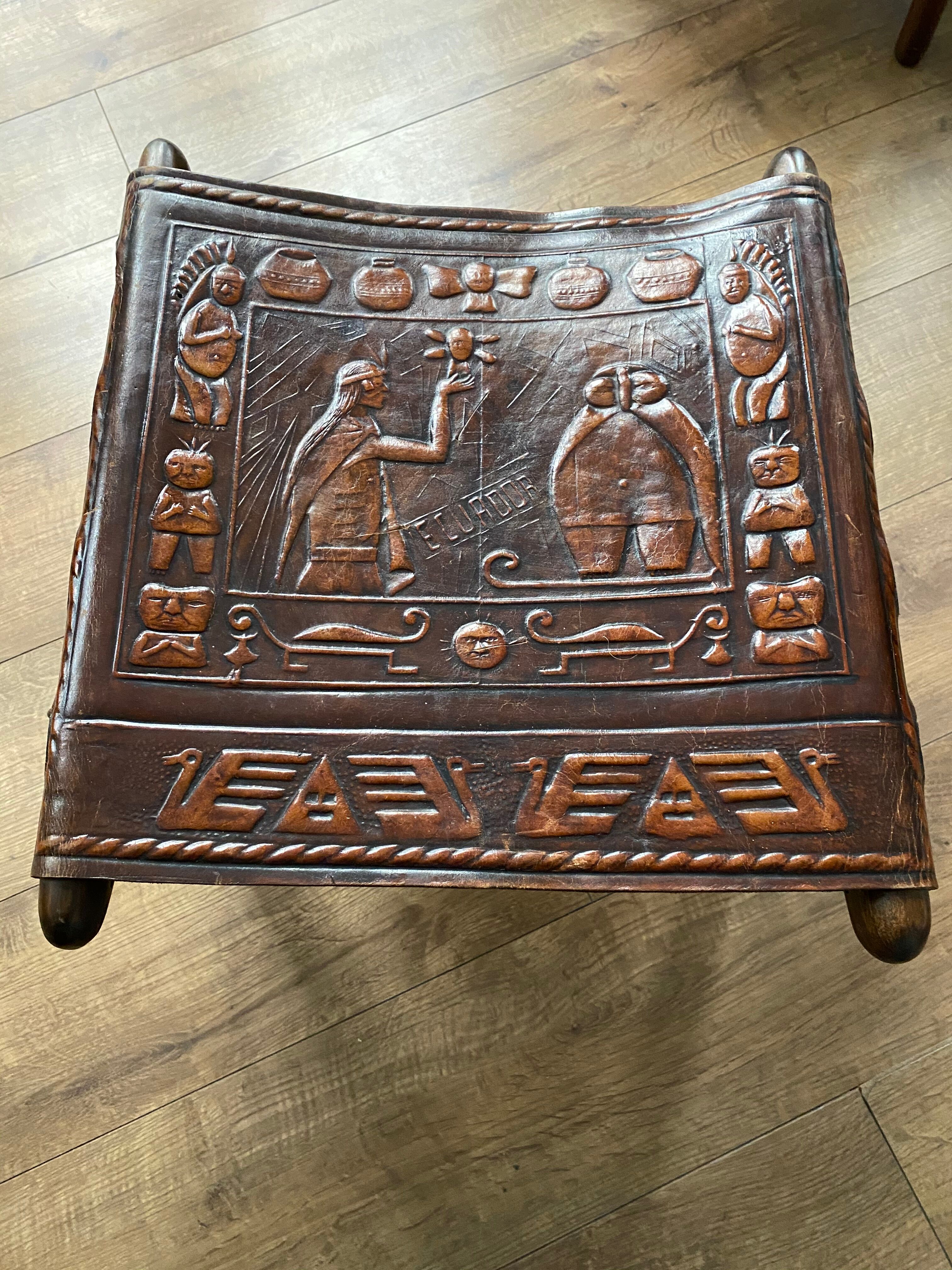 Angel Pazmino armchairs and poufs circa 1960