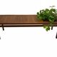 Table d'appoint vintage, table de chevet, table à plantes des années 60.