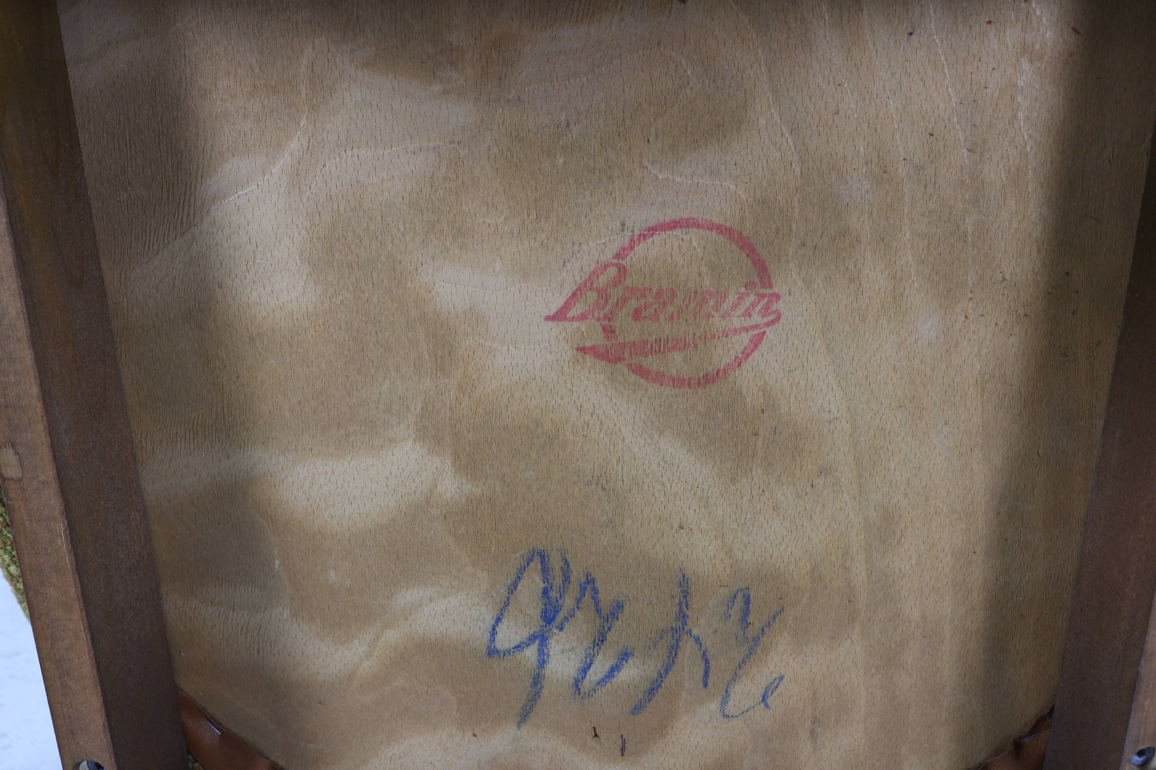 Organic design arm chair by Hans Olsen for Bramin