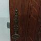Pair of antique carved oak wood door panels