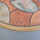 Vintage coffee table - Signed Barrois in glazed ceramic and wood - Déc