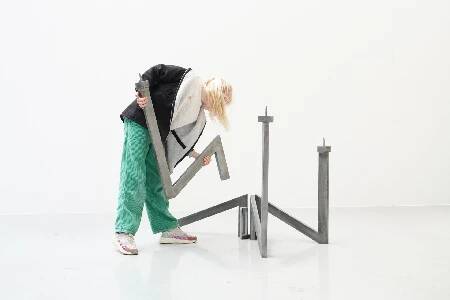 Roger Bonduel, Four-Armed Steel Candlestick