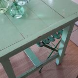 Green farm table