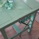 Table de ferme verte