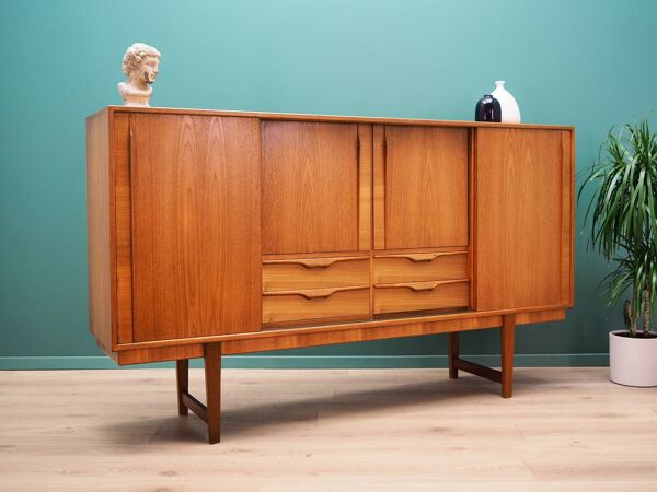 Enfilade en teck, design danois, années 1960, production : Danemark