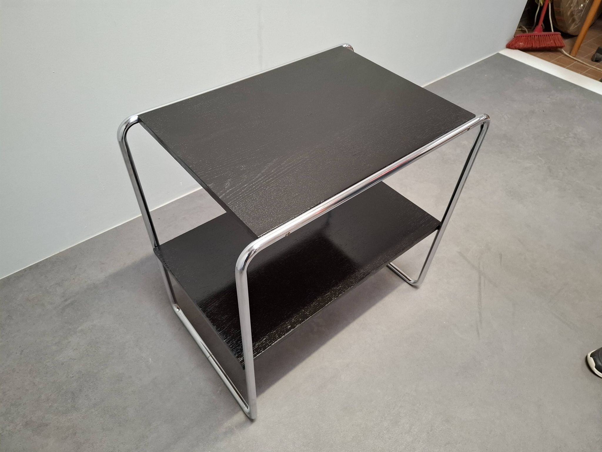 Bauhaus Side Table Attributed to Marcel Breuer, Czechoslovakia
