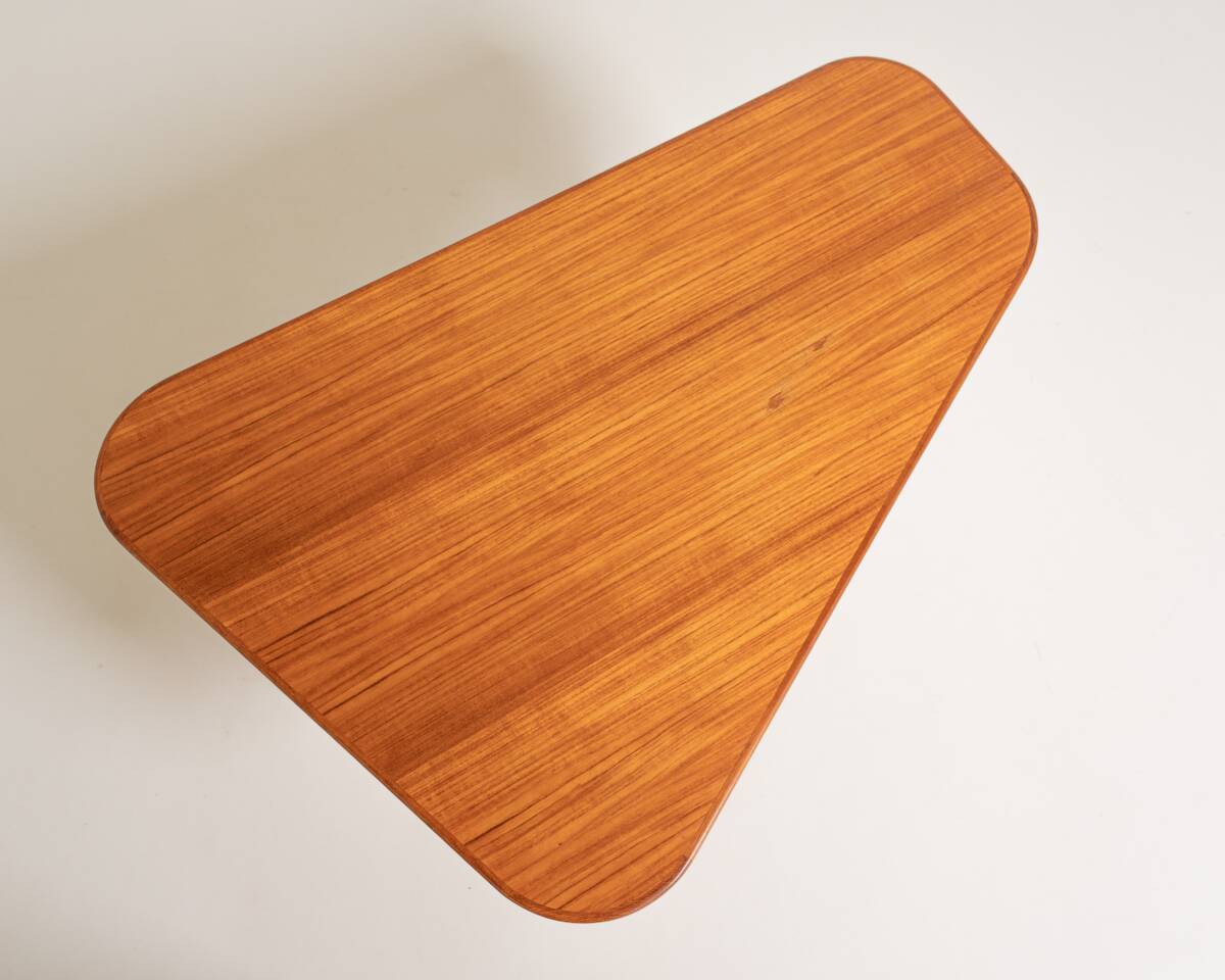 Teak and oak side table by Yngve Ekström for Westbergs Möbler, Sweden, 1950