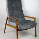 Fauteuil vintage gris, années 1970
