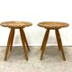 Paire de tabourets design Jan Kalus par úluv, vintage tchèque 1960s
