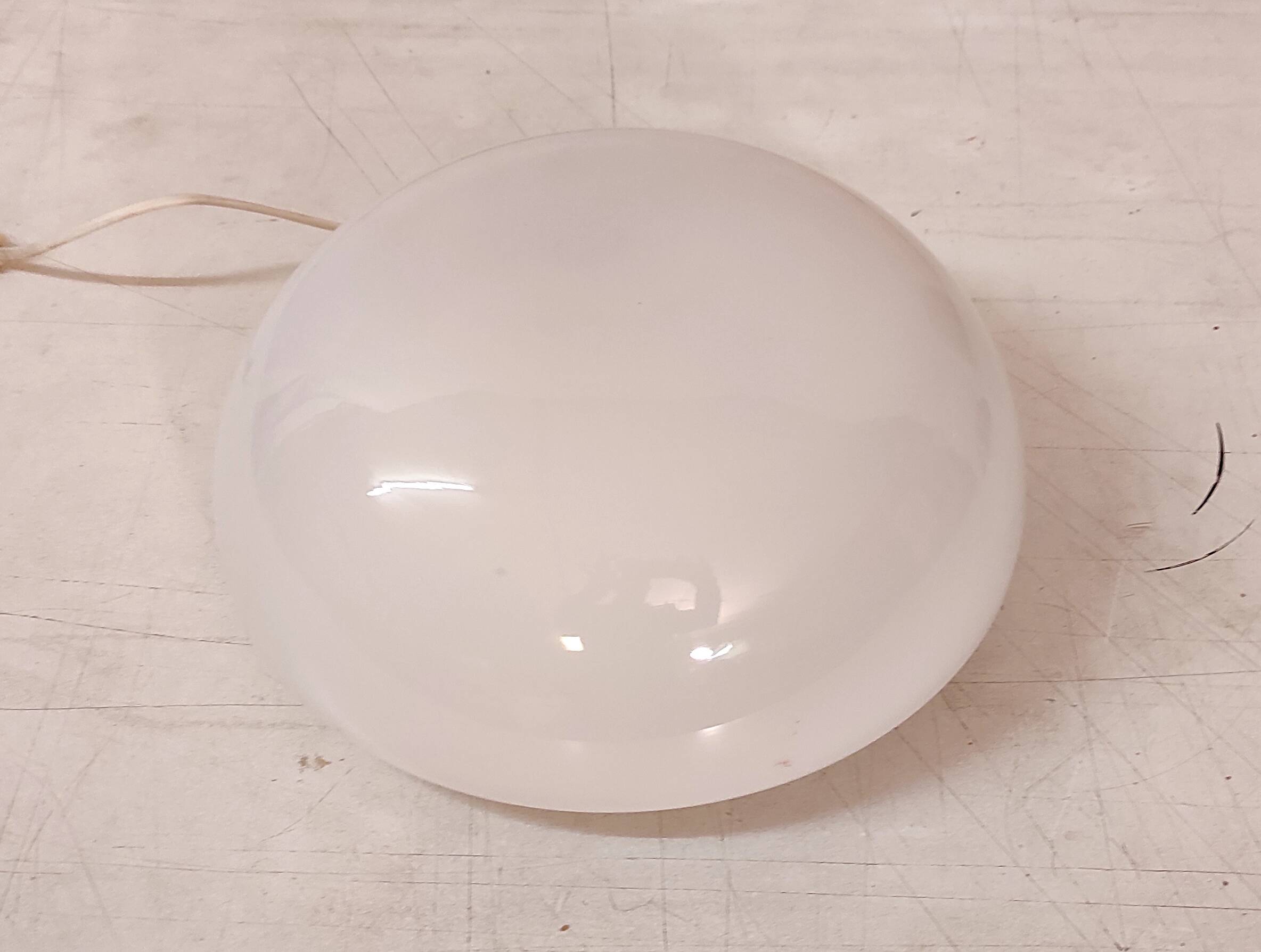 Ceiling light or globe wall lamp opaline diameter 30 cm - mid 20th century
