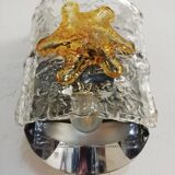 Lampe murale en verre murano « space age »