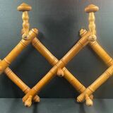 Bamboo imitation wooden coat rack and hat rack