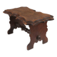 Wooden provincial Rustic Stool, France 1880s