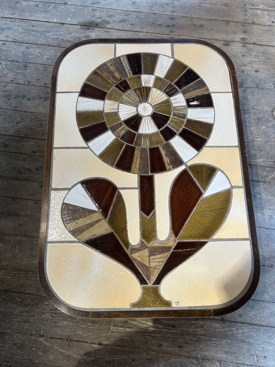 Roger Capron - flower coffee table 1950