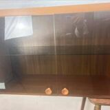 Canapé / canapé vintage en cuir noir martin stoll