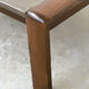 Vintage Belgian oak & fossil slate coffee table, brutalist modern, 1970s