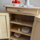 Antique Parisian buffet/jam cupboard in patinated wood