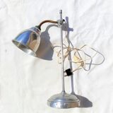 Old Art Deco Office Workshop Lamp Aluminum Lampshade