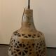 Openwork stoneware lamp foot signed Agnès Escalas, 1970