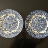 8 English ironstone plates