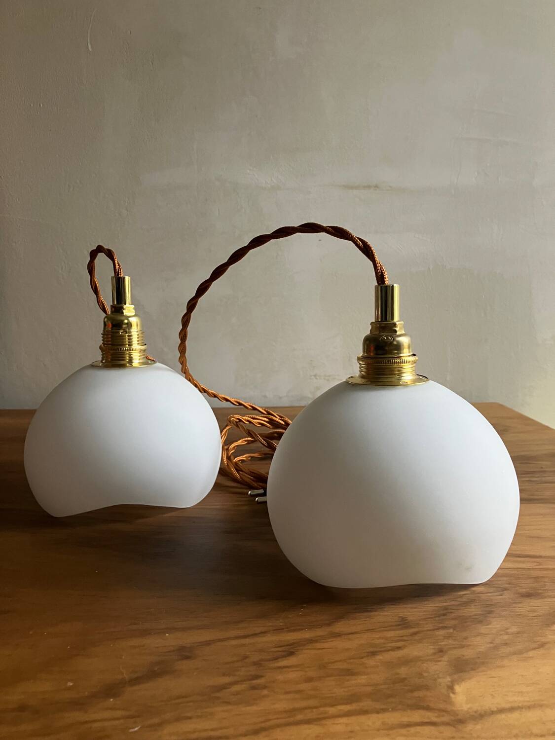 Pair of portable lamps