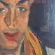 Painting 1942 "The Young Man with the Scarf"
