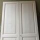 Double antique wooden doors