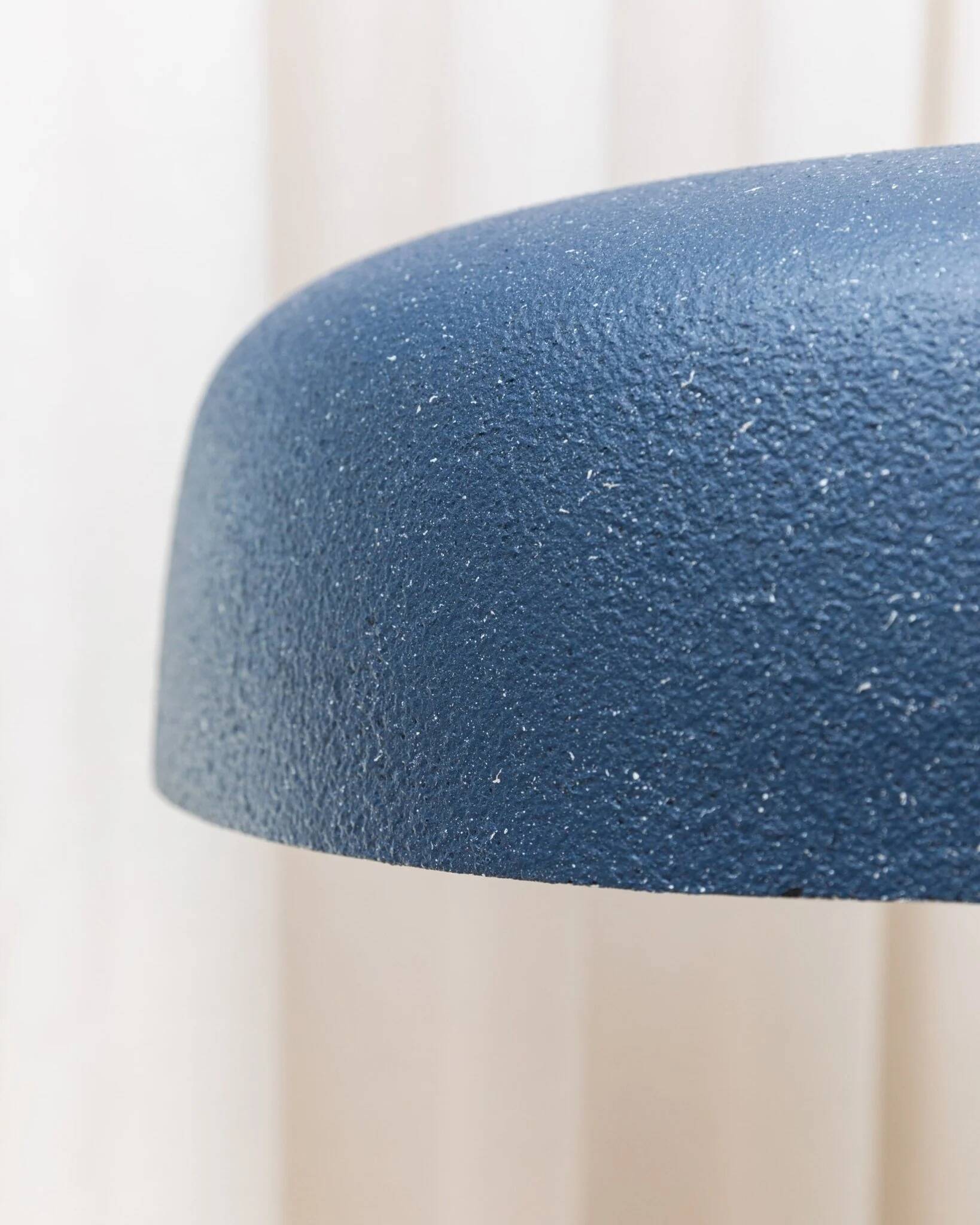 Noir Metal Table Lamp by Heinz Pfaender for Hillebrand - Chrome Base, Textured Shade, 1960s