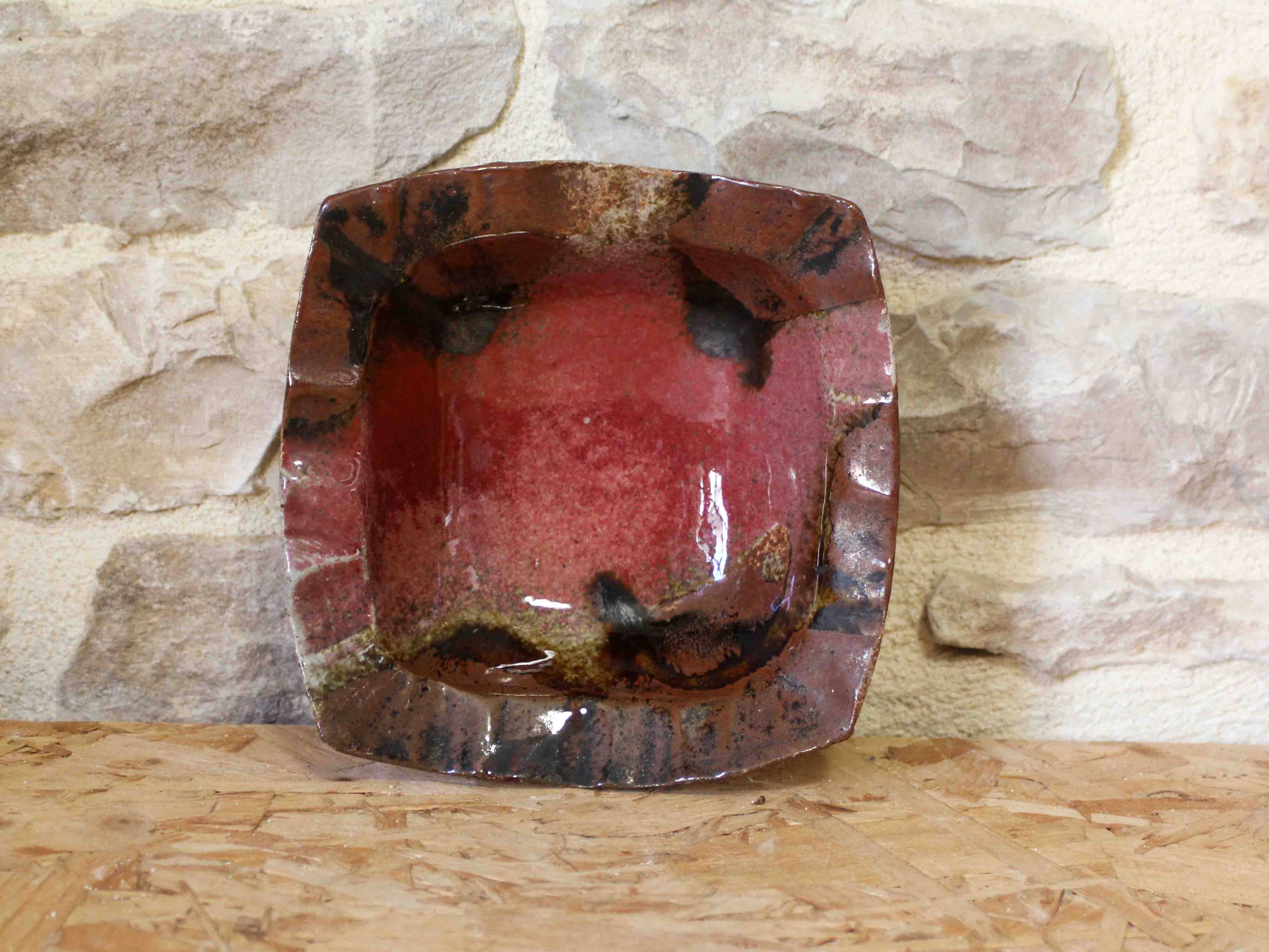 Ceramic pocket tray glazed by François Guéneau